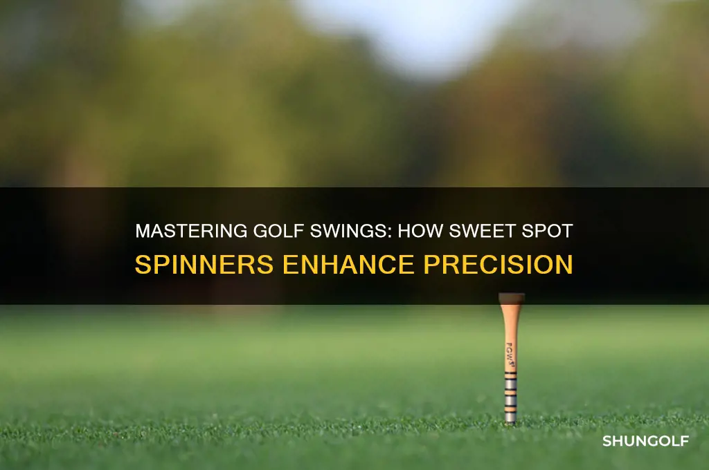 how does golf spinner for sweet spot work