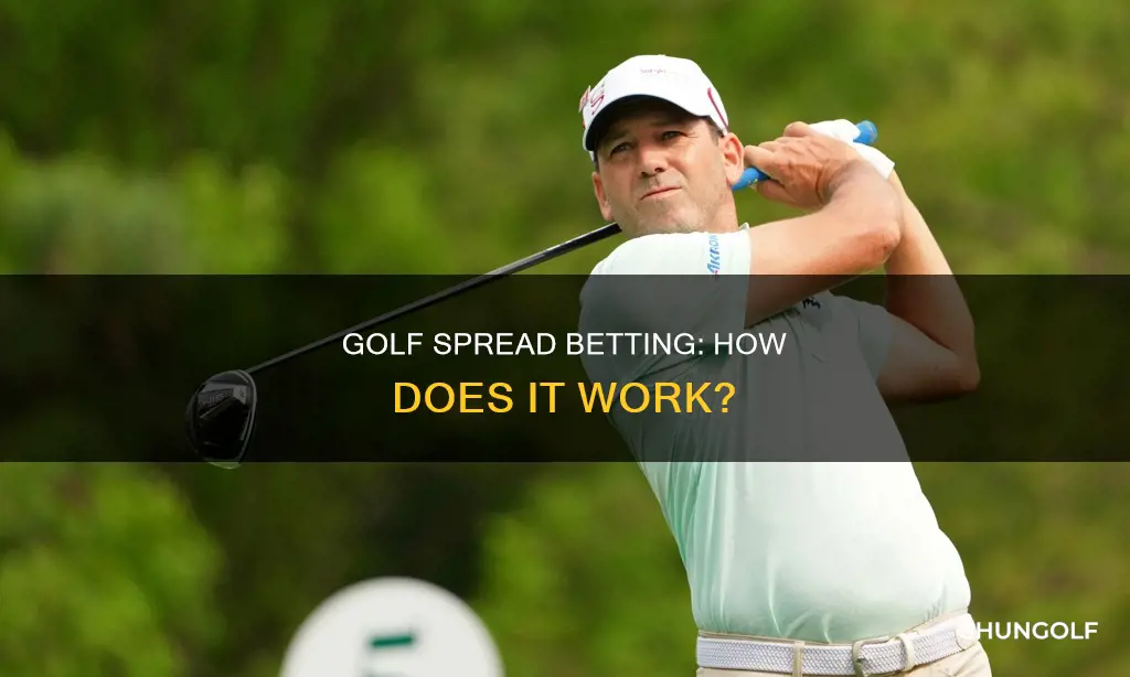 how does golf spread betting work