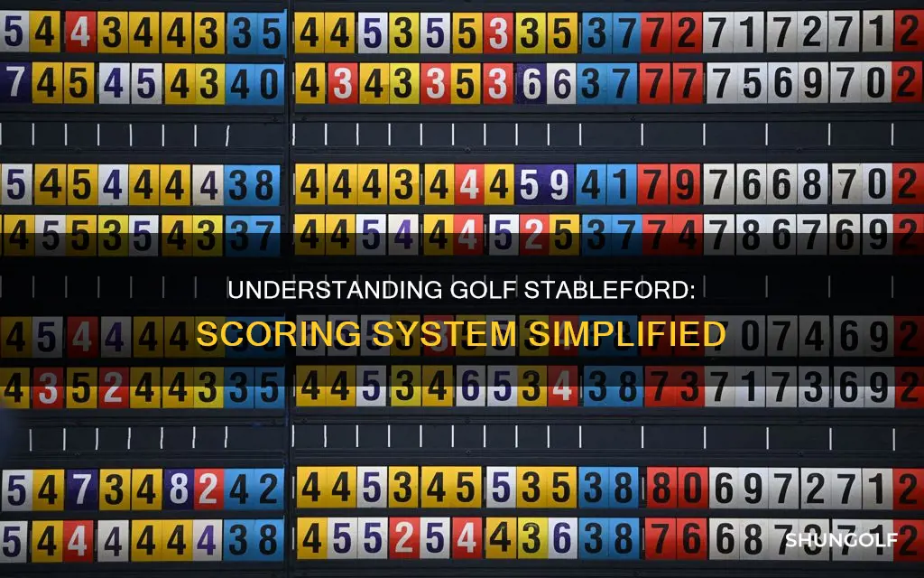 how does golf stableford work
