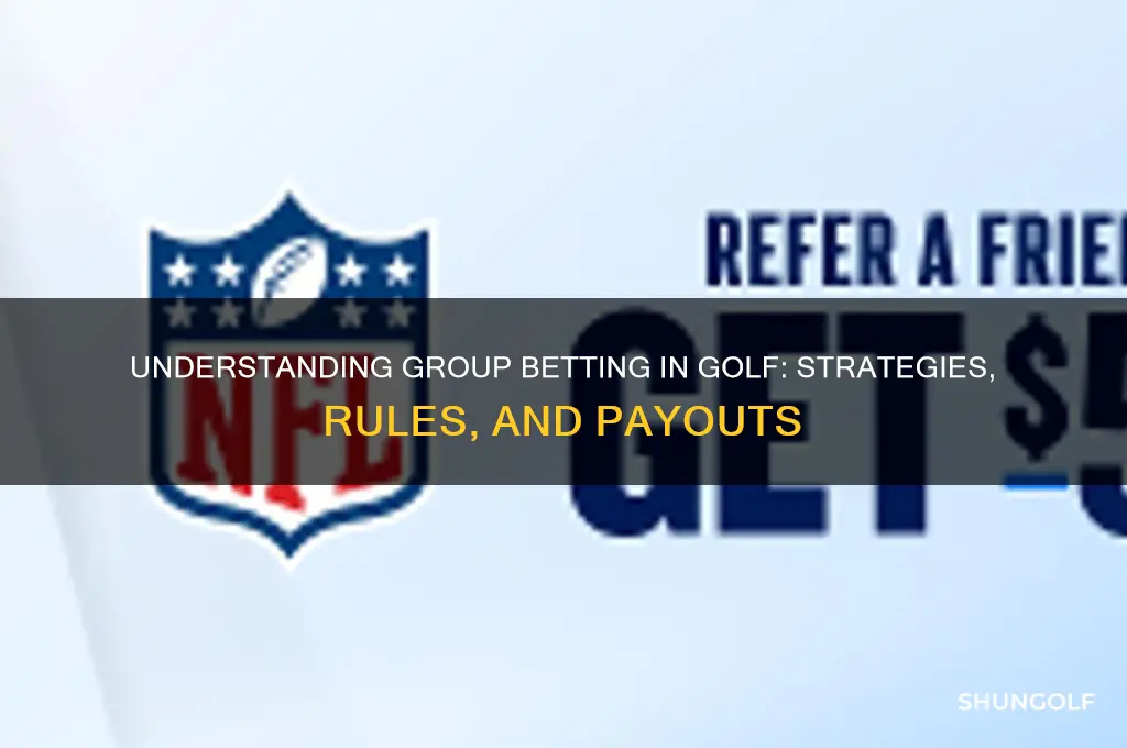 how does group betting work in golf