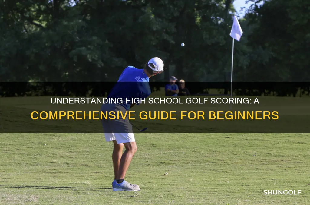 how does high school golf scoring work