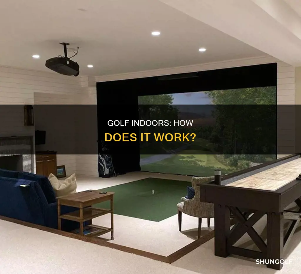how does indoor golf work