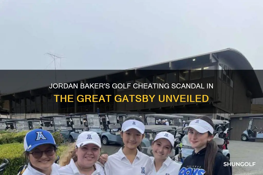 how does jorand cheat in golf in thereat gatsby