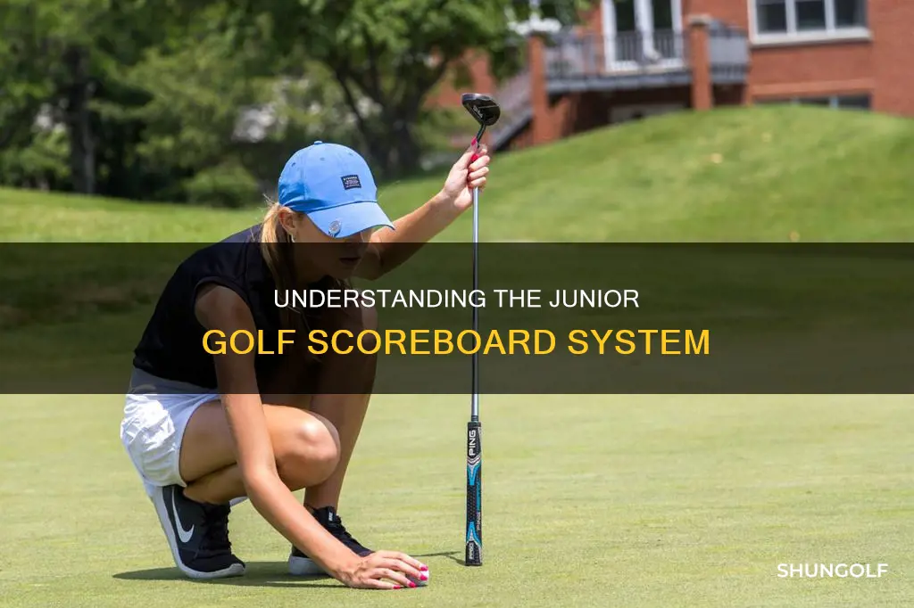 how does junior golf scoreboard work