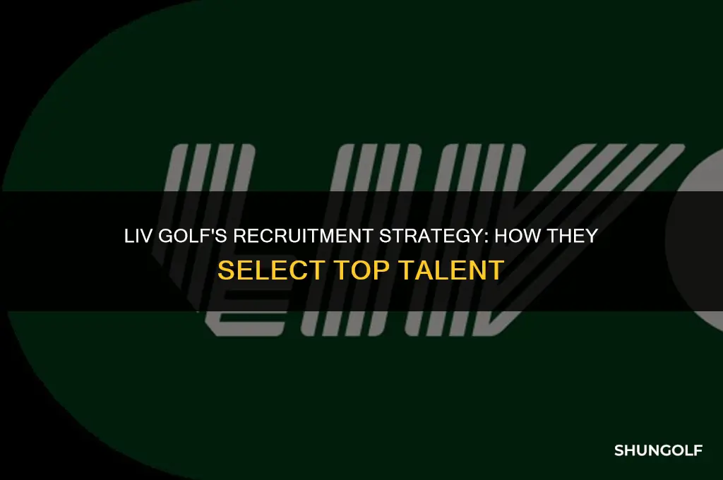 how does liv golf pick players