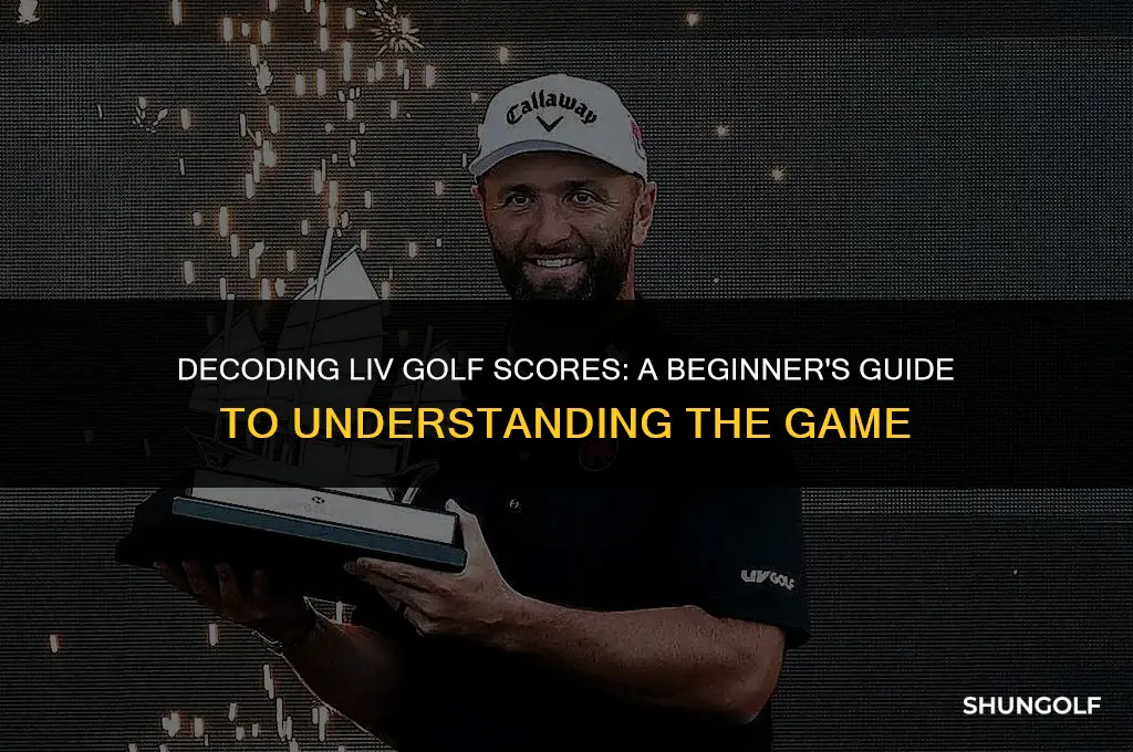how does liv golf score