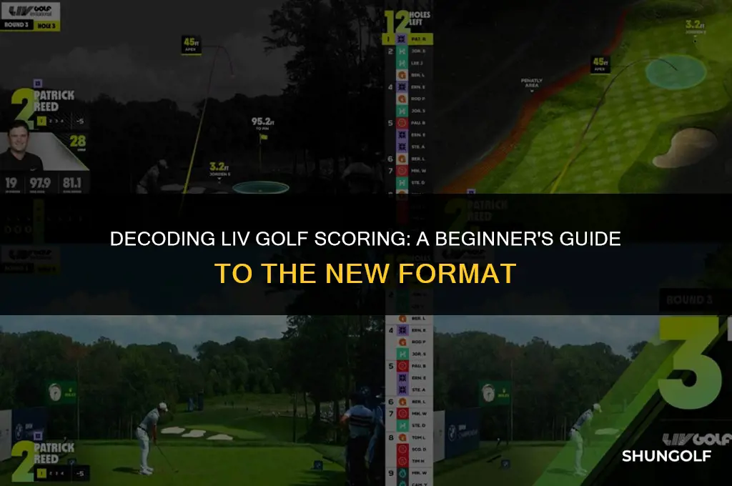 how does liv golf scoring work