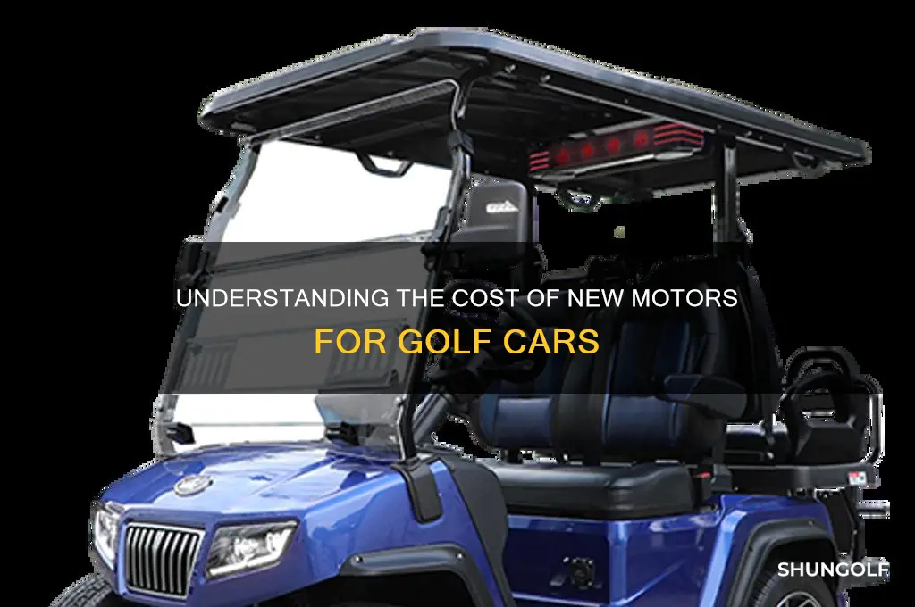 how does new motors cost for golf car