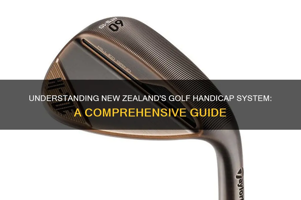 how does nz golf handicap system work