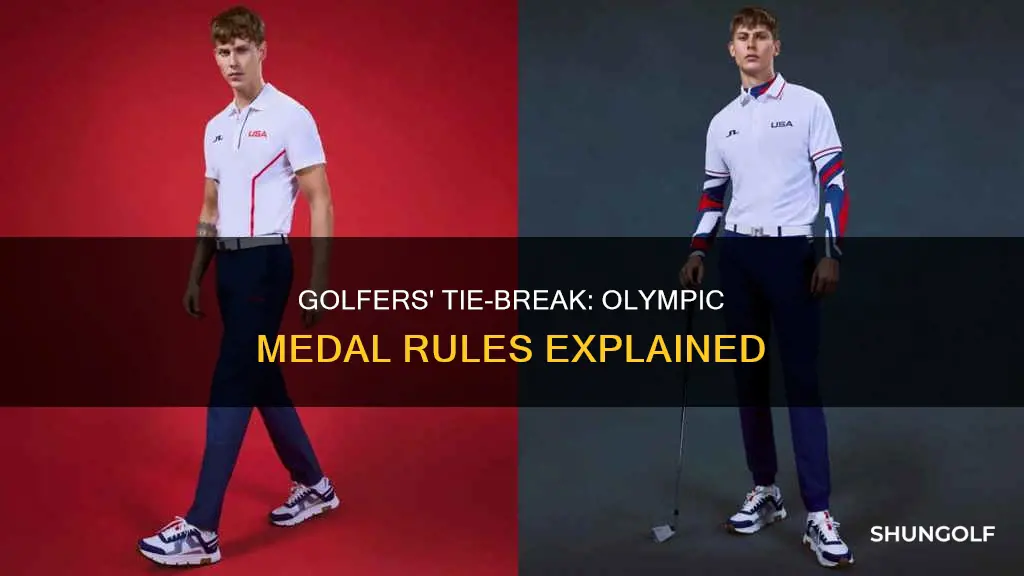 how does olympic golf handle ties