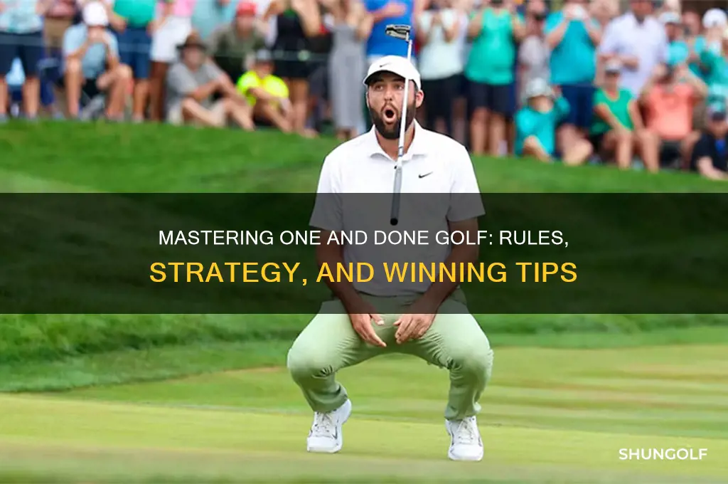 how does one and done golf work