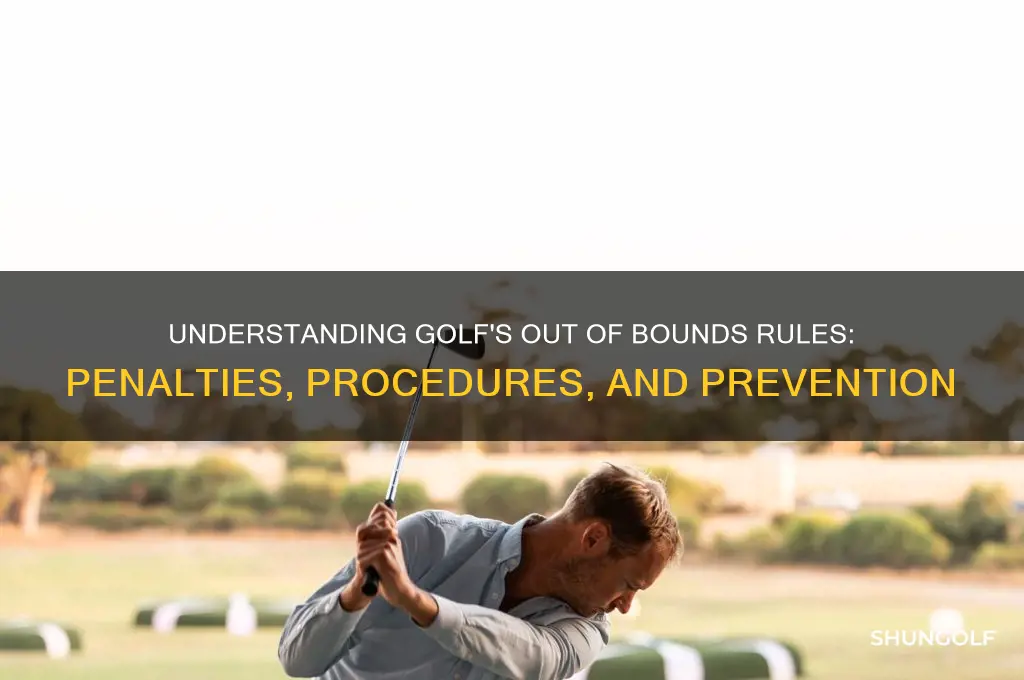 how does out of bounds work in golf