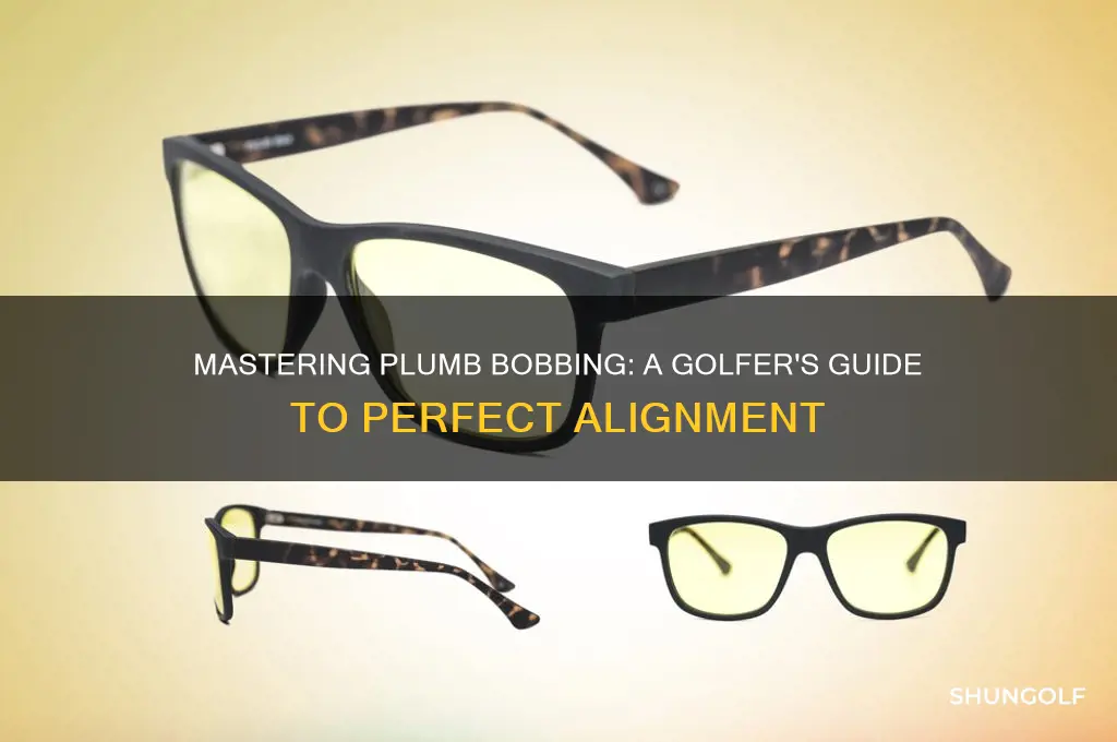 how does plumb bobbing work in golf