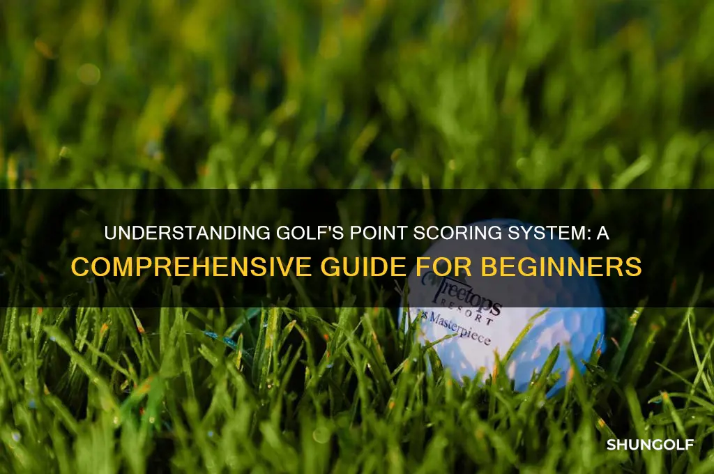 how does point scoring work in golf