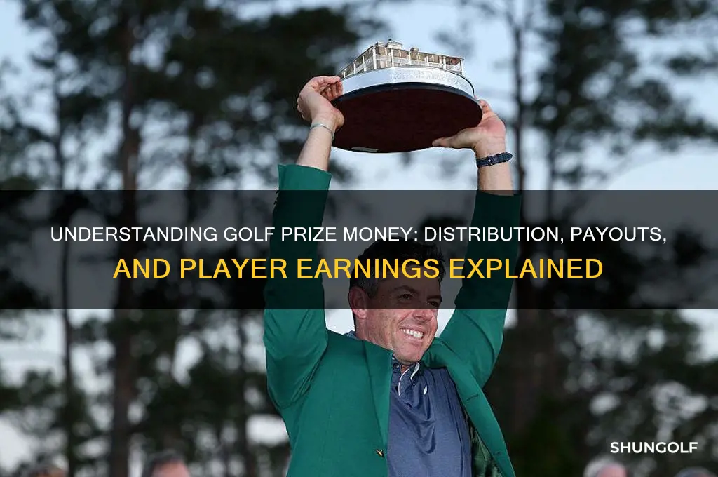 how does prize money work in golf