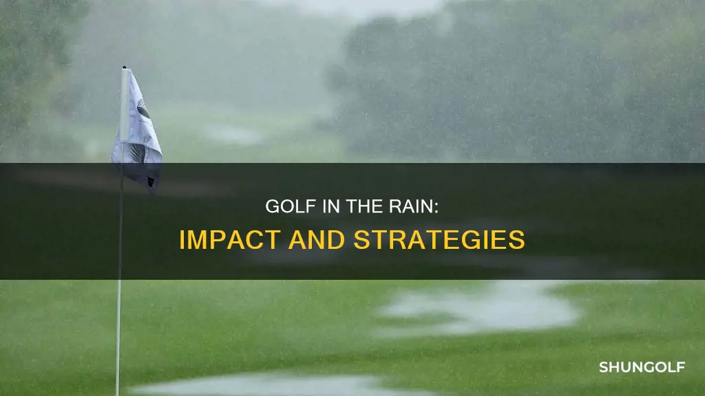how does rain affect golf