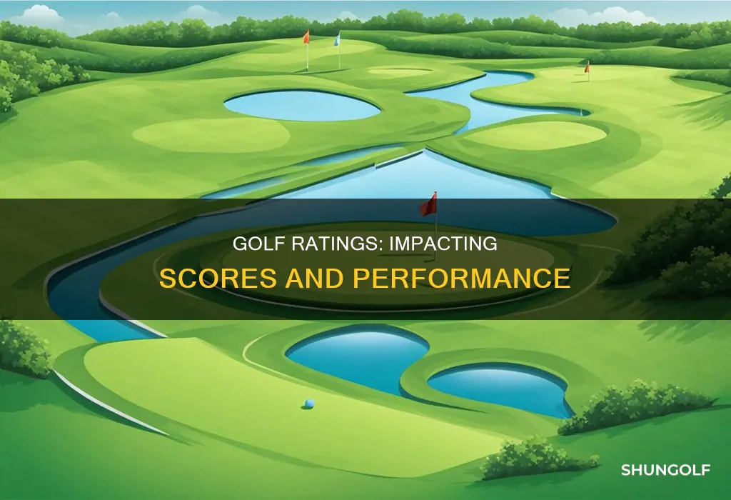 how does rating affect golf score