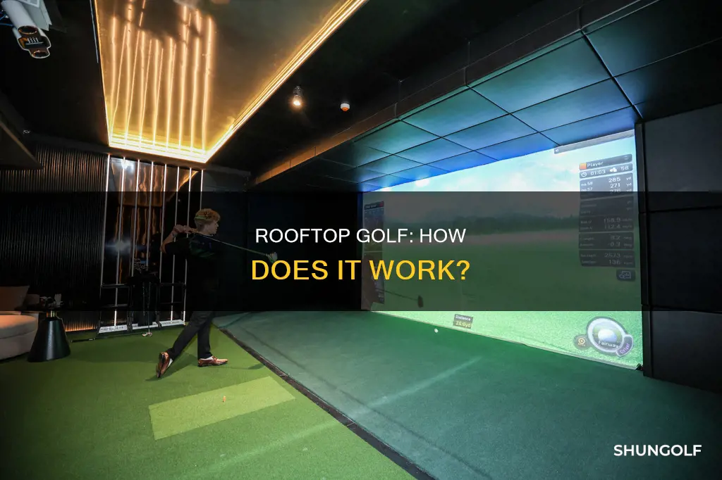 how does rooftop golf work