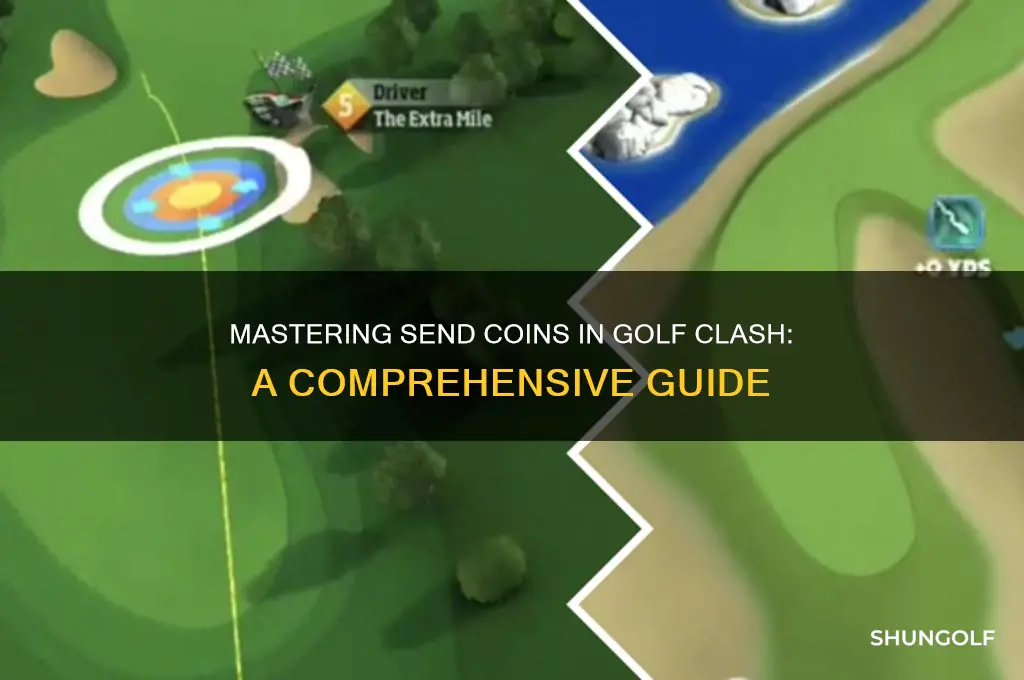 how does send coins in golf clash work