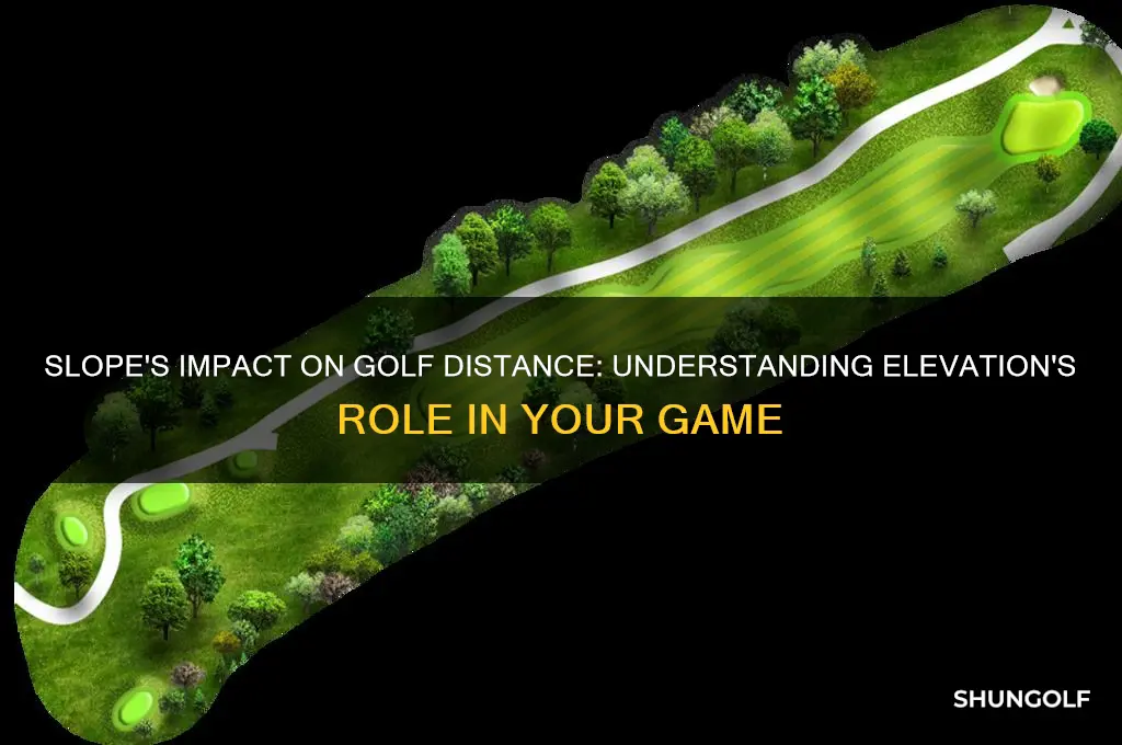 how does slope affect distance in golf