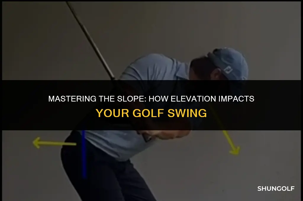how does slope affect golf shot