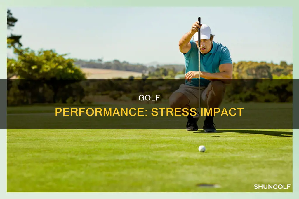 how does stress affect golf