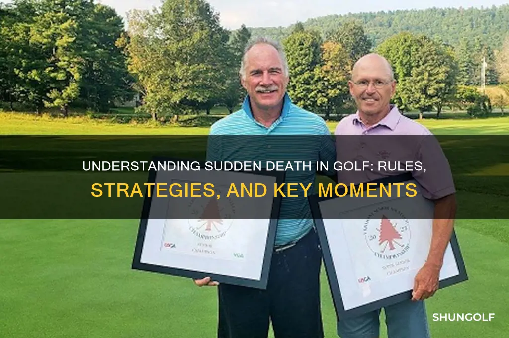 how does sudden death work in golf