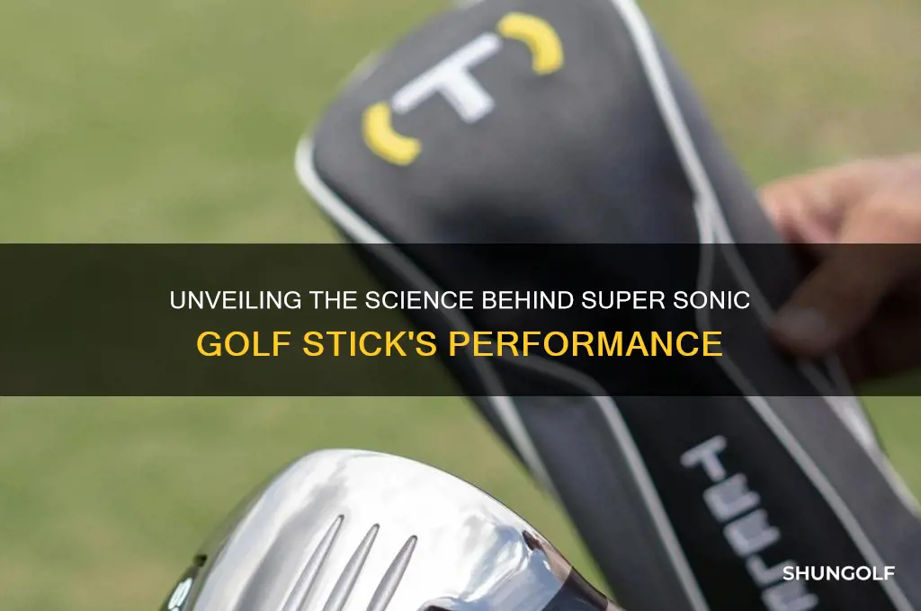 how does super sonic golf stick work