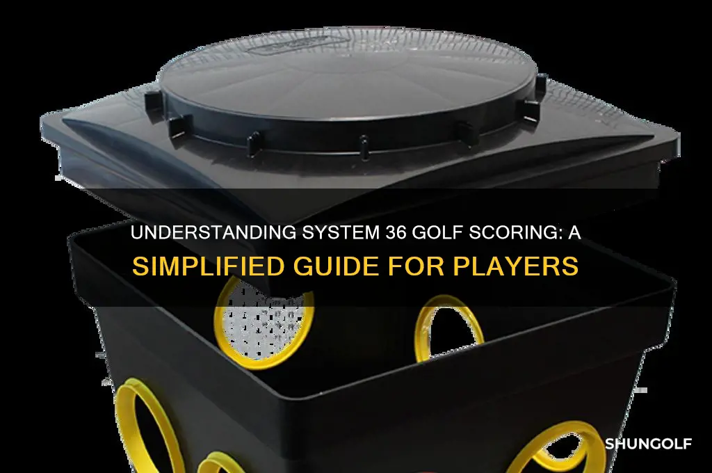 how does system 36 work in golf