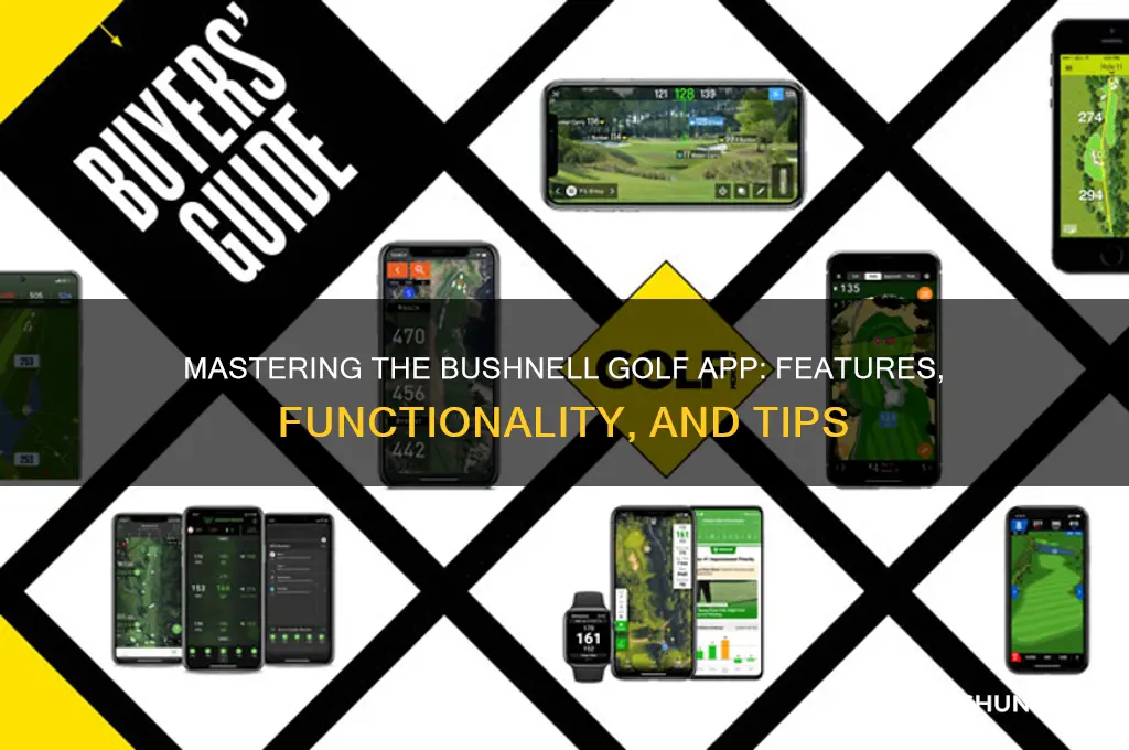how does the bushnell golf app work