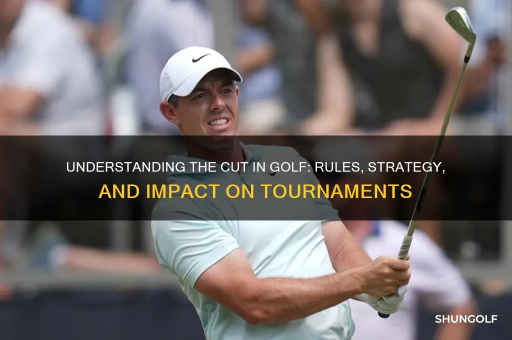 how does the cut work in golf