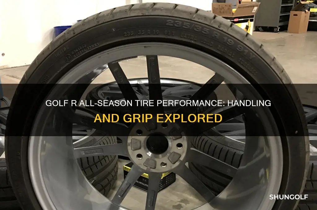 how does the golf r dive on all season tires