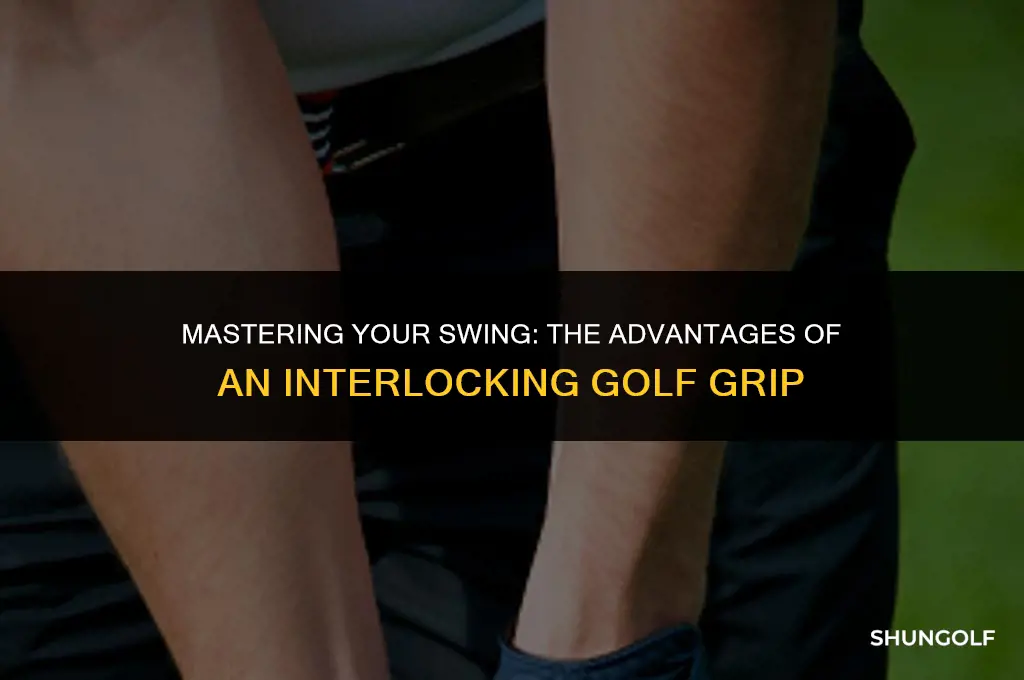how does the interlockin golf grip help more