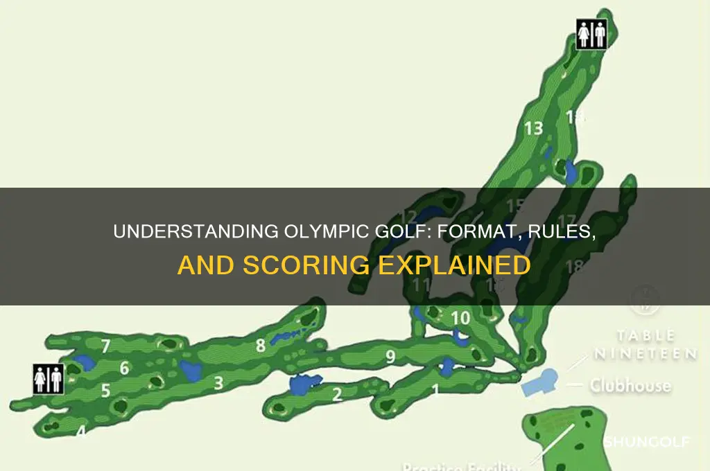 how does the olympic golf format work