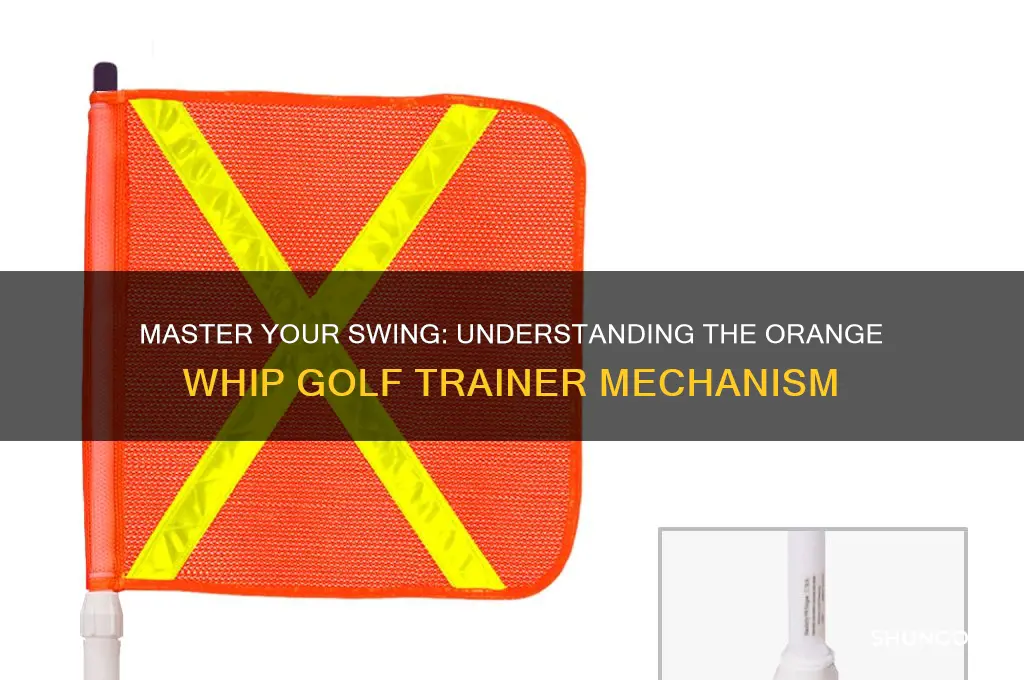 how does the orange whip golf trainer work
