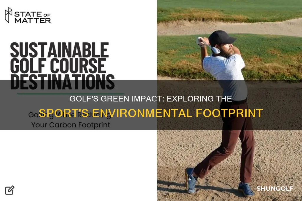 how does the popular sport golf affect the enviroenment