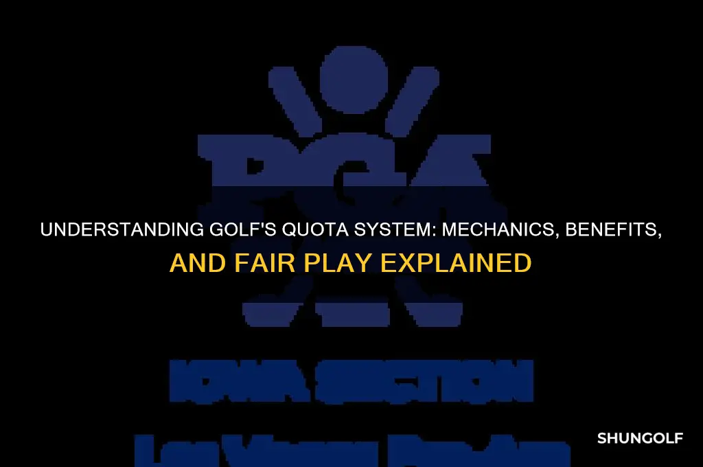 how does the quota system work in golf
