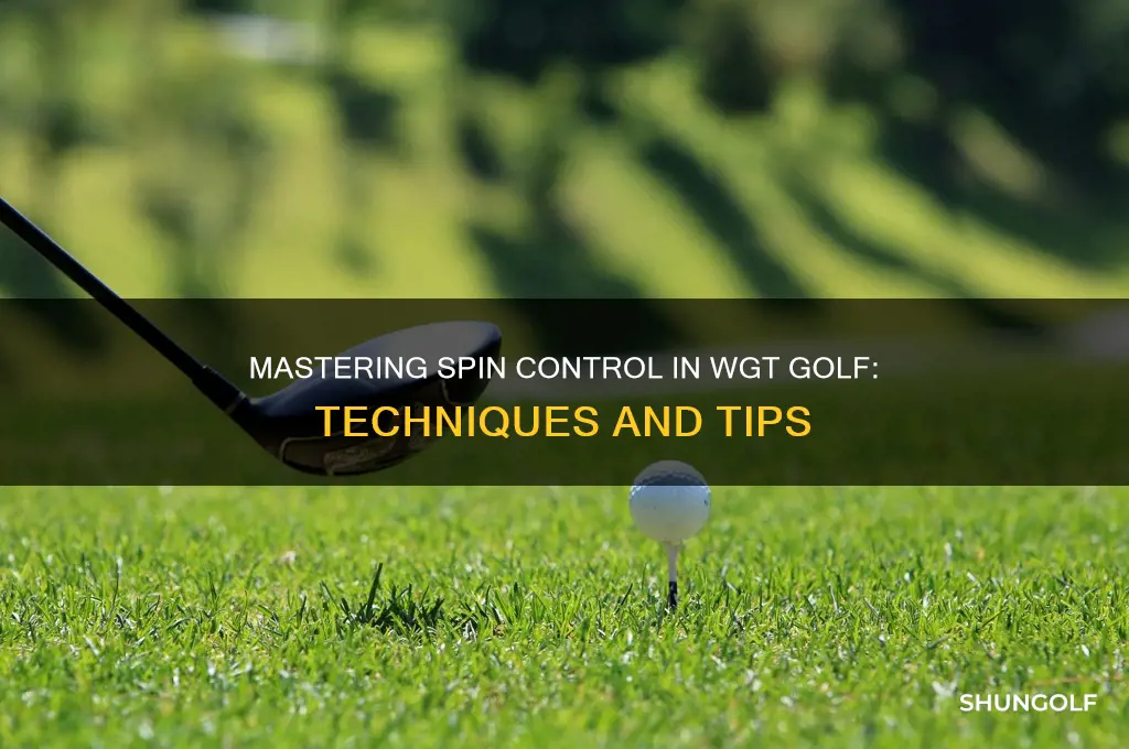 how does the spin control work on wgt golf