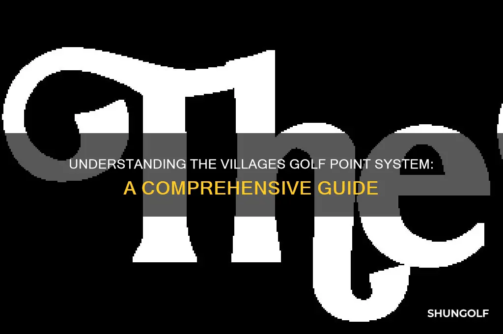 how does the villages golf point system work
