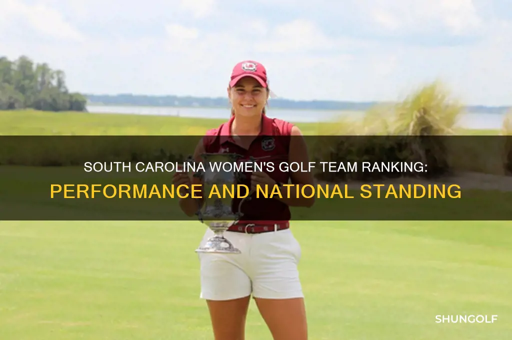 how does the womans south carolina golf rank