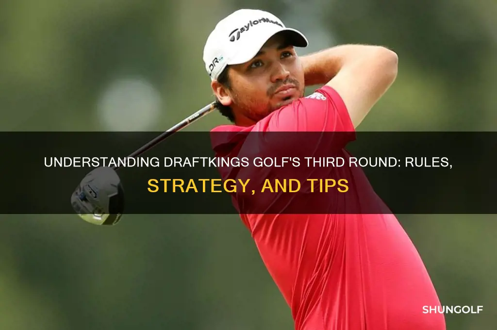 how does third round draft kings golf work