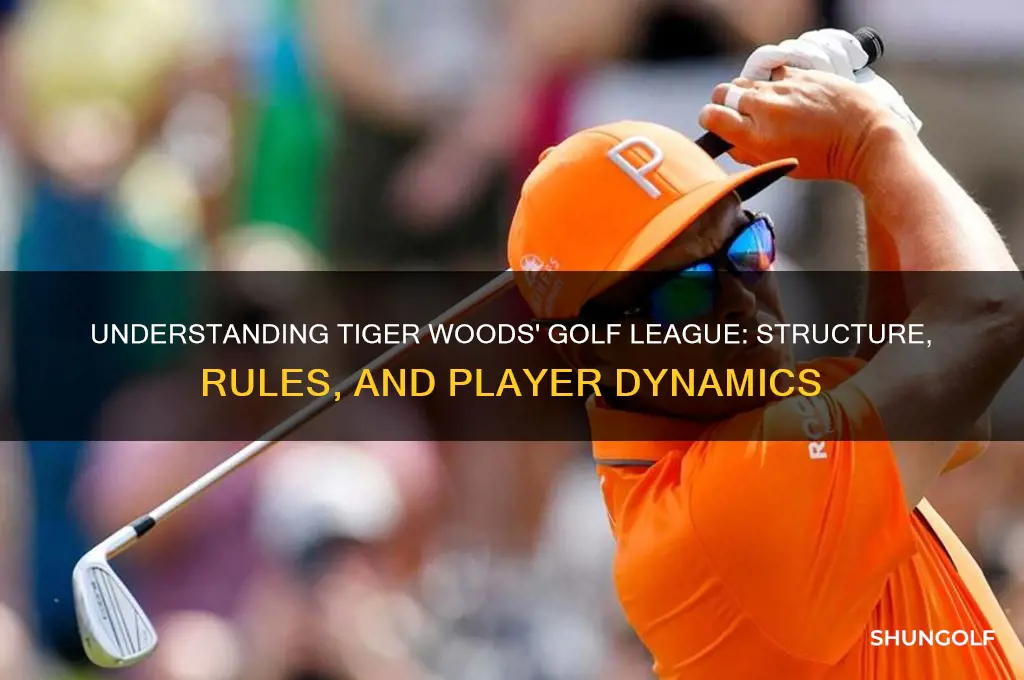 how does tiger woods golf league work