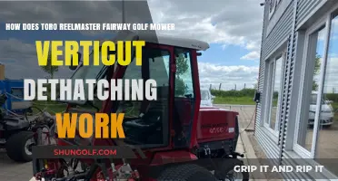 Toro Reelmaster Fairway Mower Verticut Dethatching: How It Works