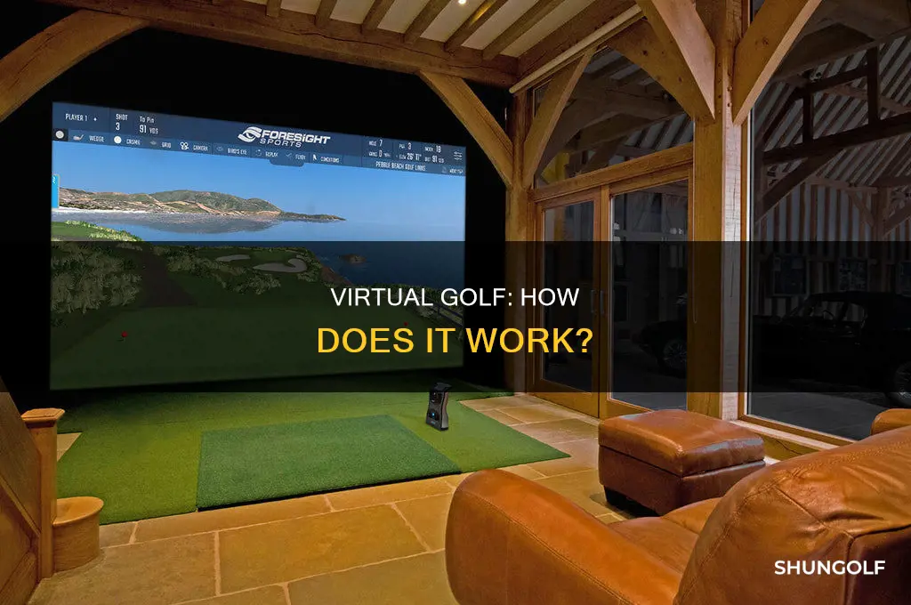 how does virtual golf work