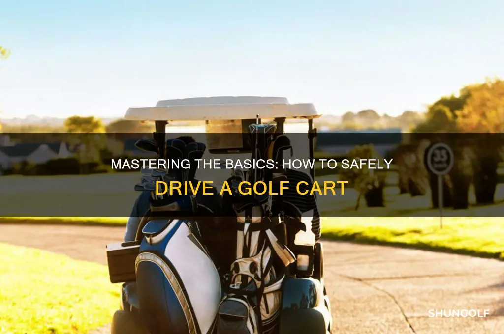 how drive a golf cart