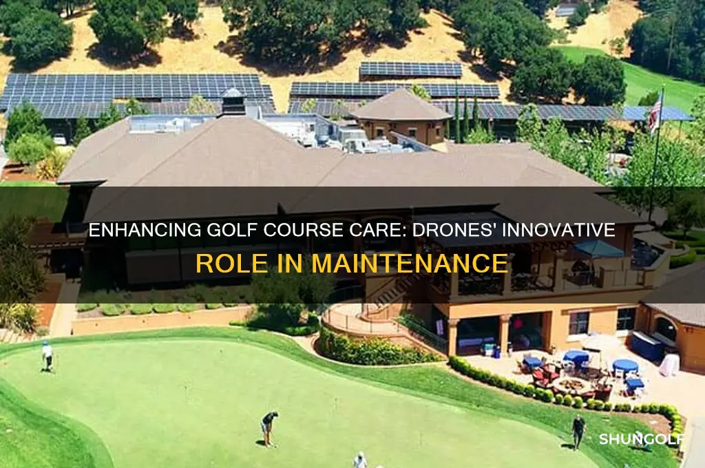 how drones can aid in golf course maintenance