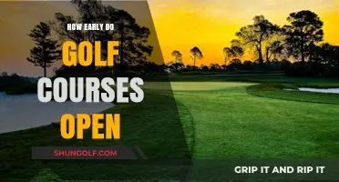 Tee Time Tips: Discover Golf Courses' Early Morning Opening Hours