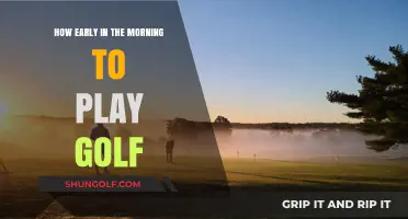 Tee Off Early: Best Morning Times for Golf Enthusiasts