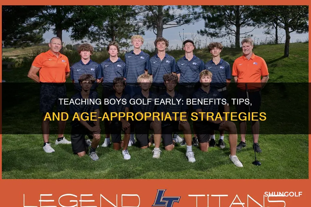 how early to teach boys how to play golf