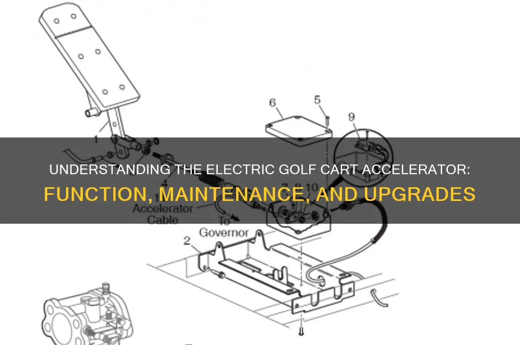 how electric golf cart accelerator